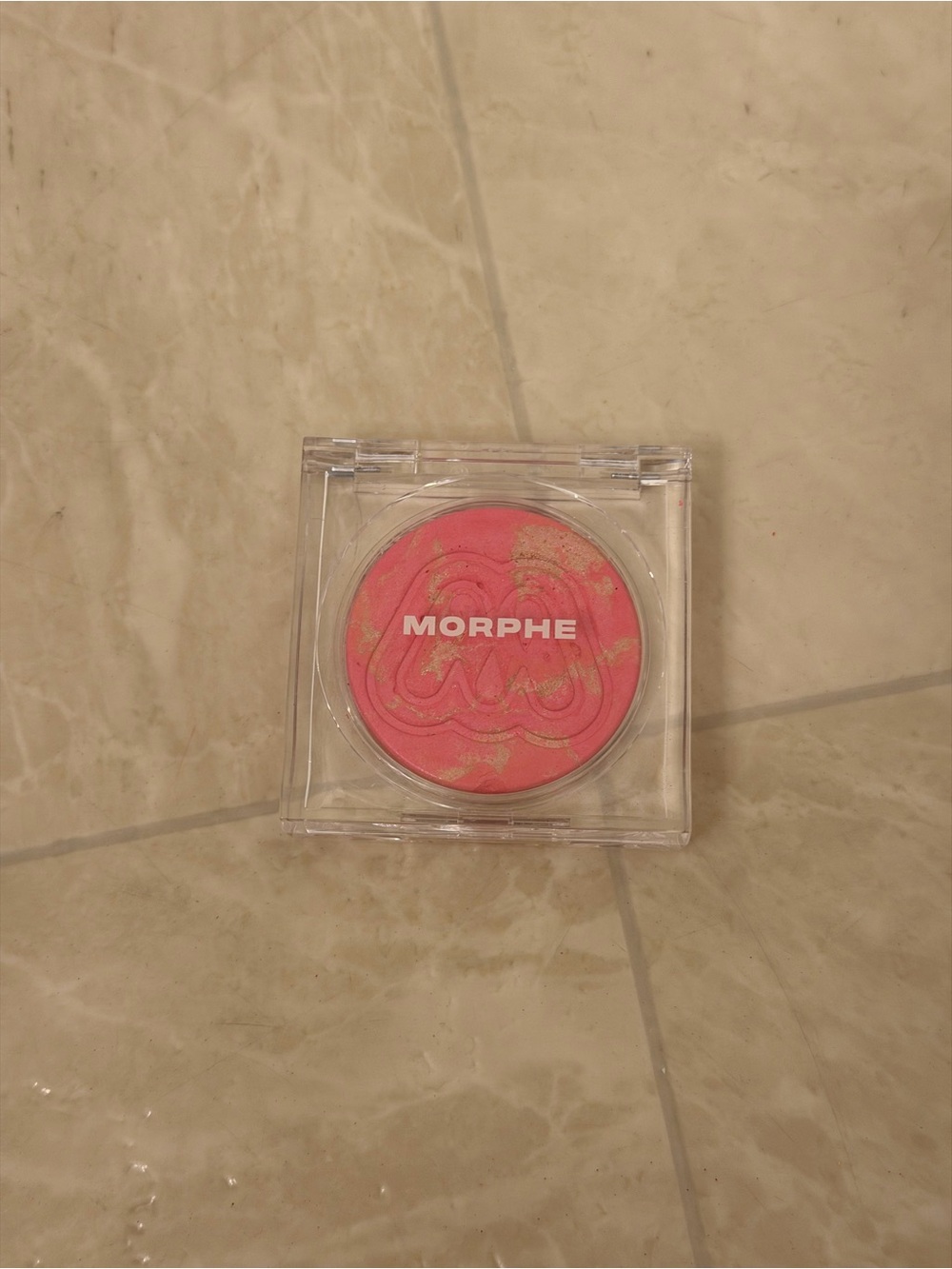 Morphe Swirled Pink & Gold Baked Blush cloudlight